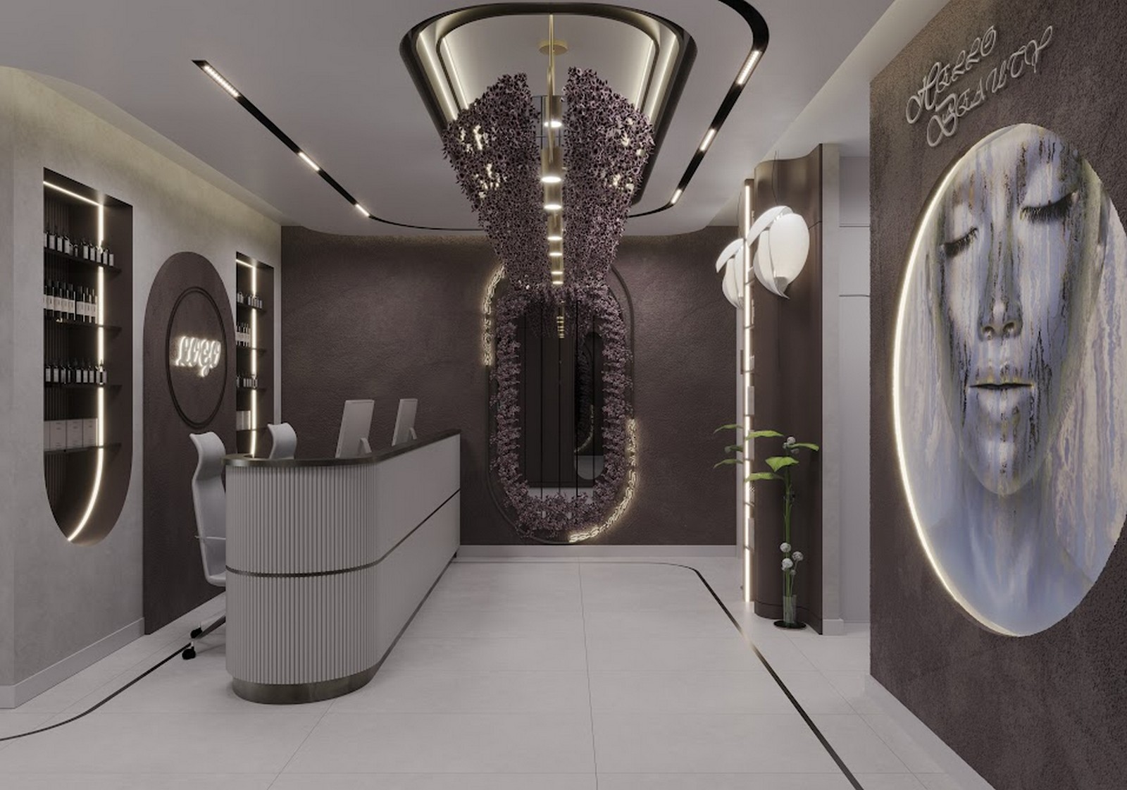 YDA Center Nagihan Hanım Güzellik Merkezi Tasarımı